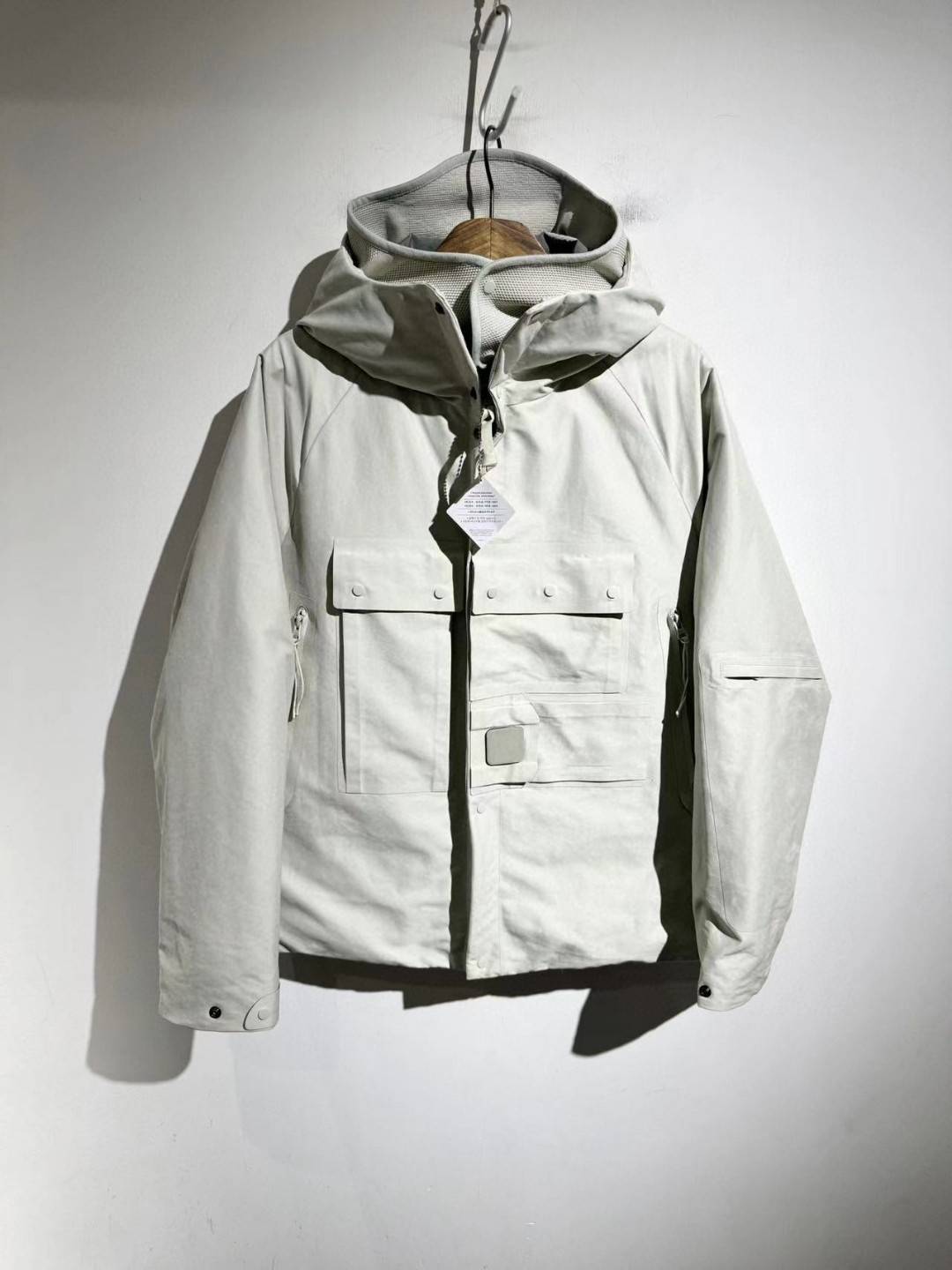 Hall -level outdoor goose velvet bundle!Winter warm fashion trend hooded men's casual down jacket jacket