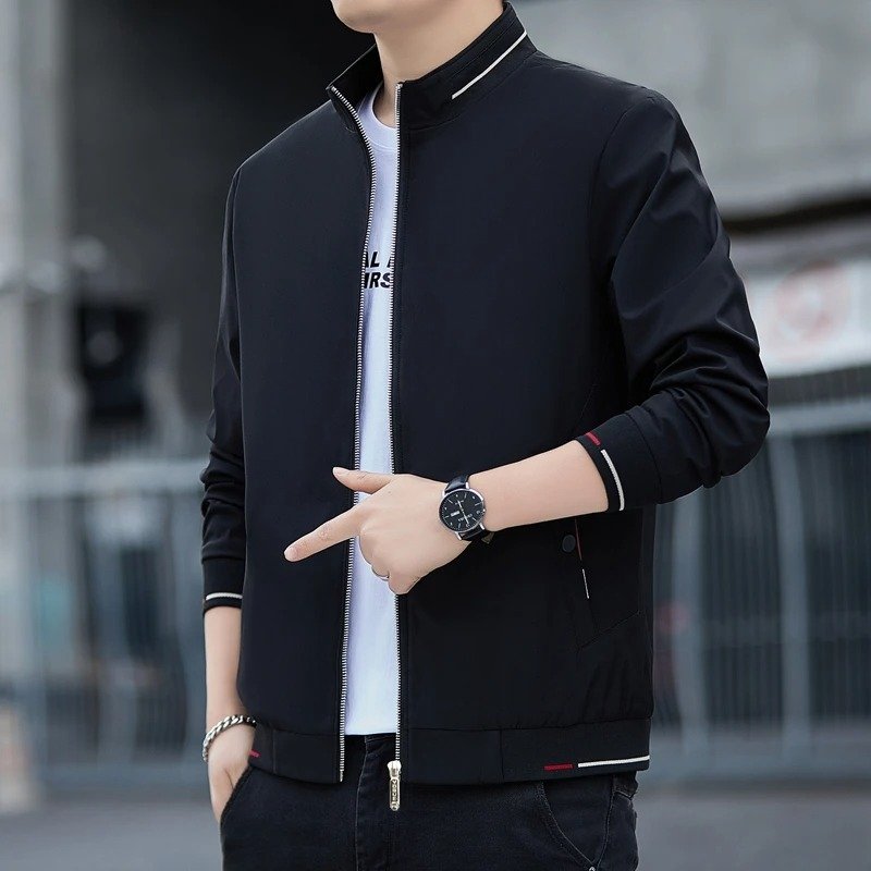 men's jacket men's quality men's casual loose jacket fashionable jacket simple and versatile trend