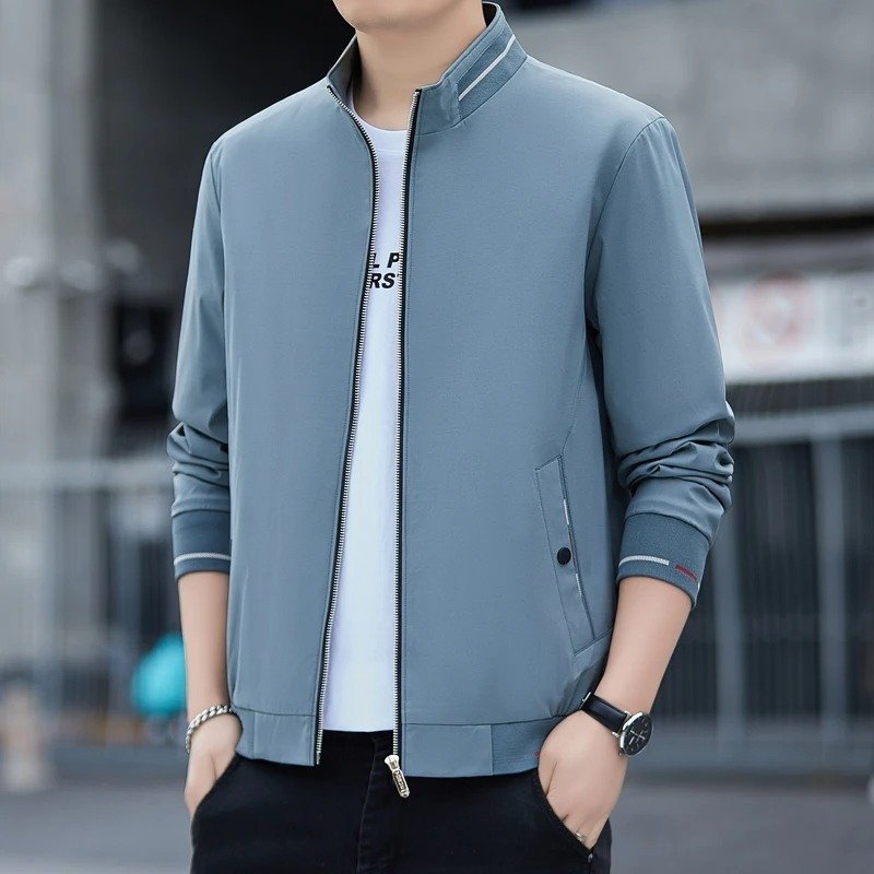 men's jacket men's quality men's casual loose jacket fashionable jacket simple and versatile trend
