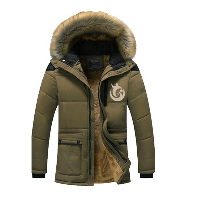 OEM Custom High Quality Winter Plus Size Men' Jackets Fleece Hooded Jacket Men 2022 Cold-proof Down Coats For Men