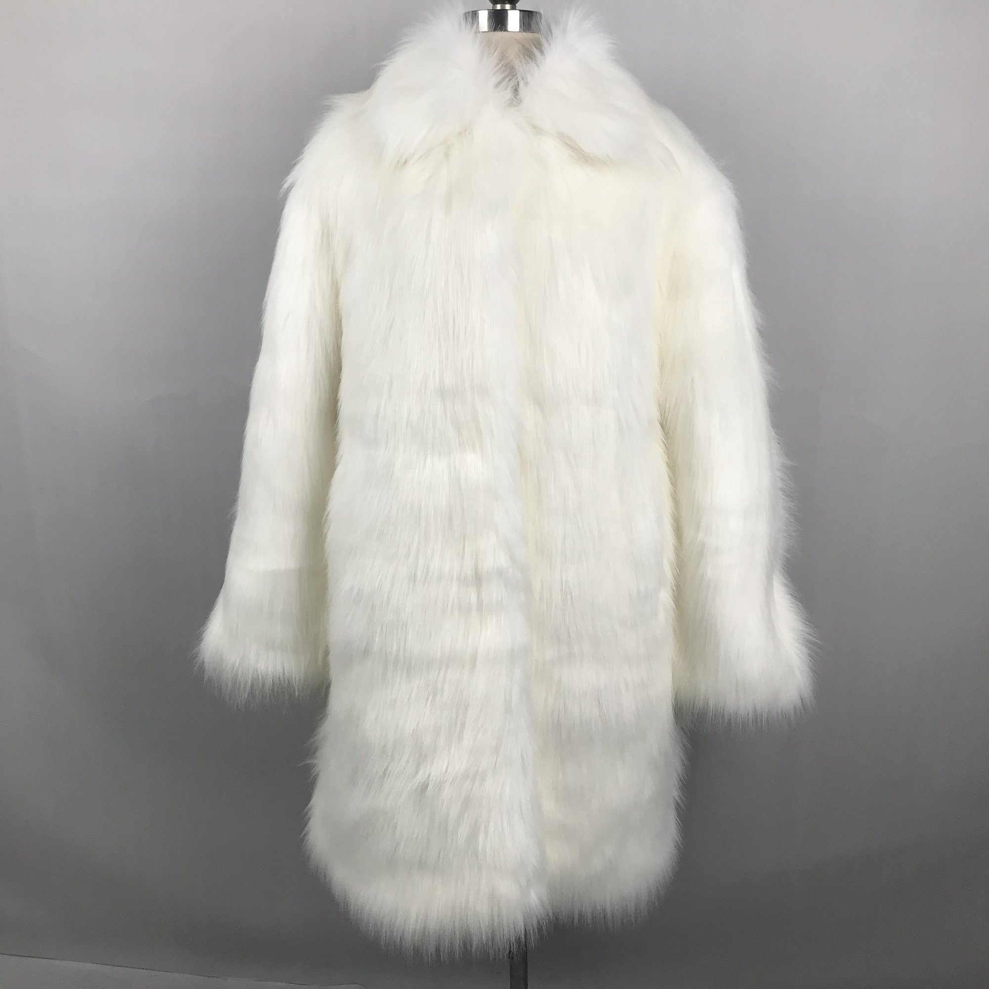 MEN'S FAUX COAT WITH HOOD-100CM