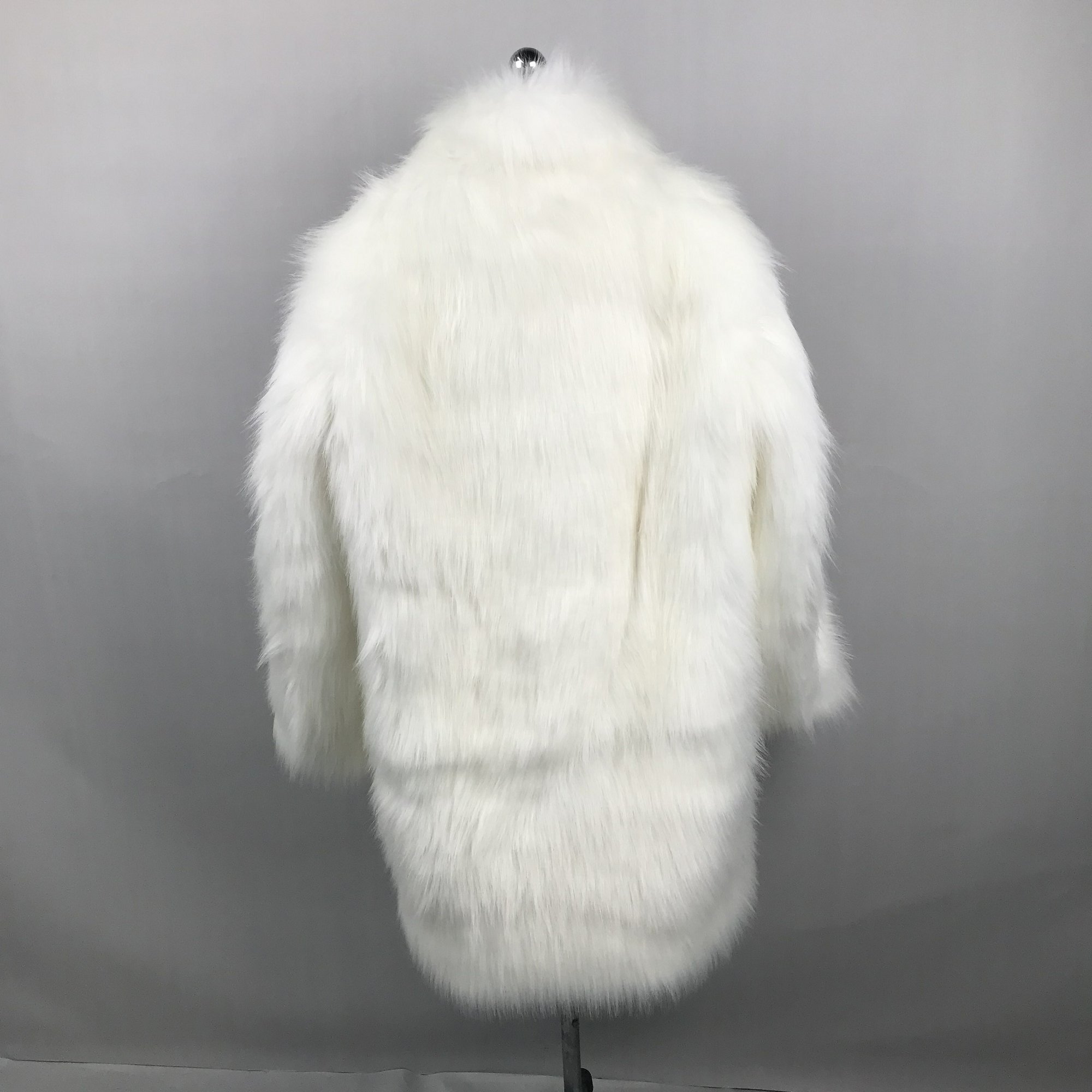 MEN'S FAUX COAT WITH HOOD-100CM