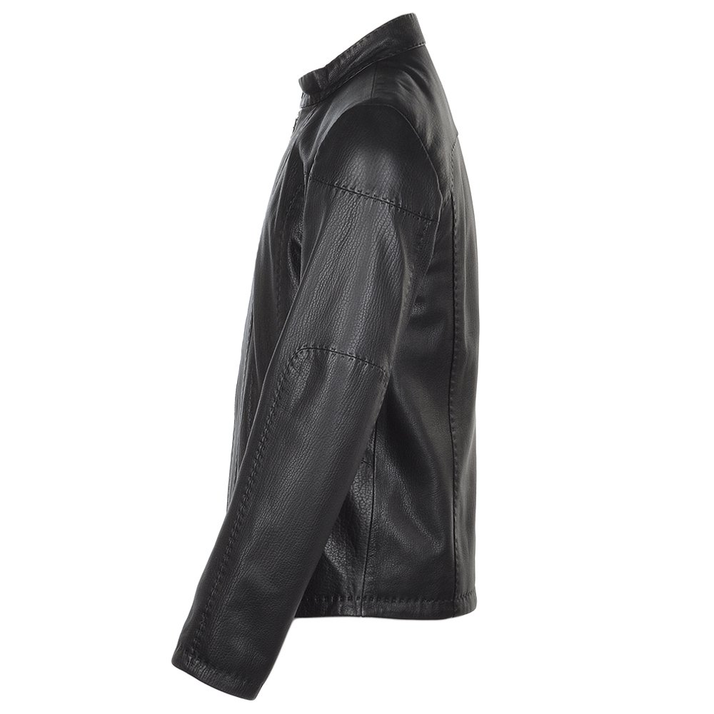 High Quality Zip Up Leather Jacket For Men New Style 100% Genuine Long Casual Leather Jacket