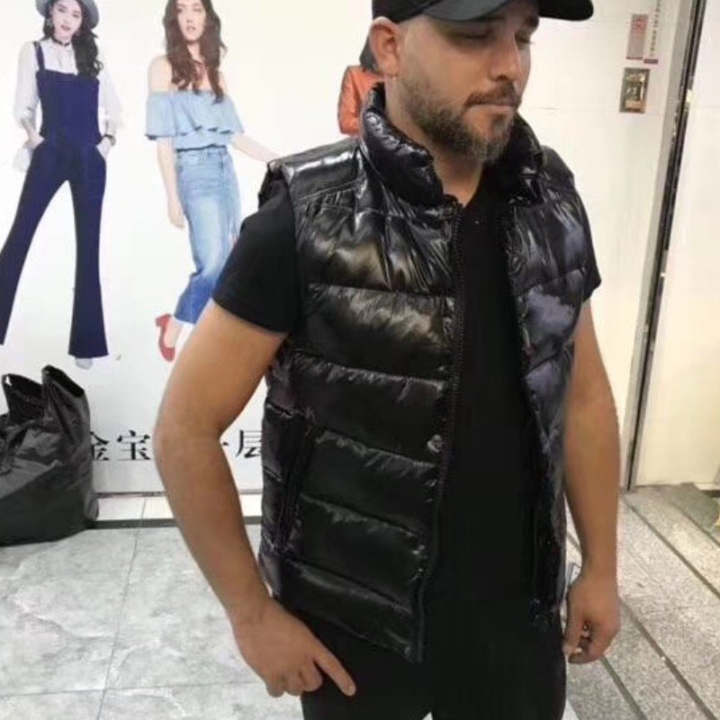 2024 New Men Spring Autumn Down Vest Jackets Men's Lightweight Packable Puffer Sleeveless Vest Coats