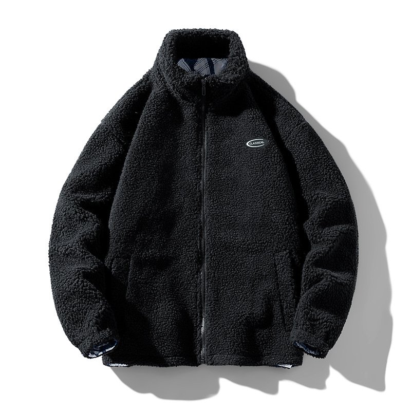 OEM Custom Design Men's jacket Autumn And Winter New Warm Fleece Jacket For Men