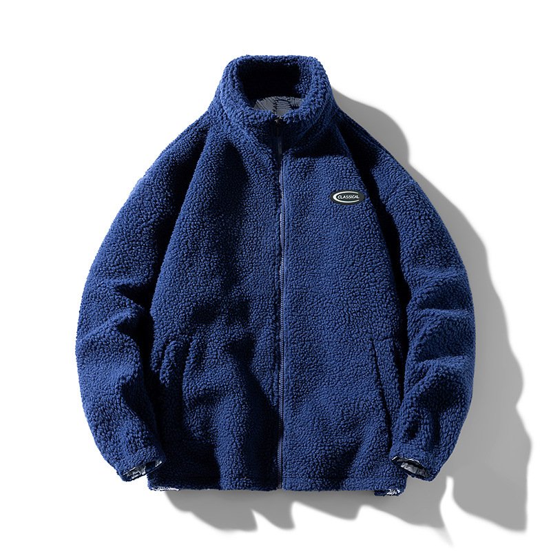OEM Custom Design Men's jacket Autumn And Winter New Warm Fleece Jacket For Men