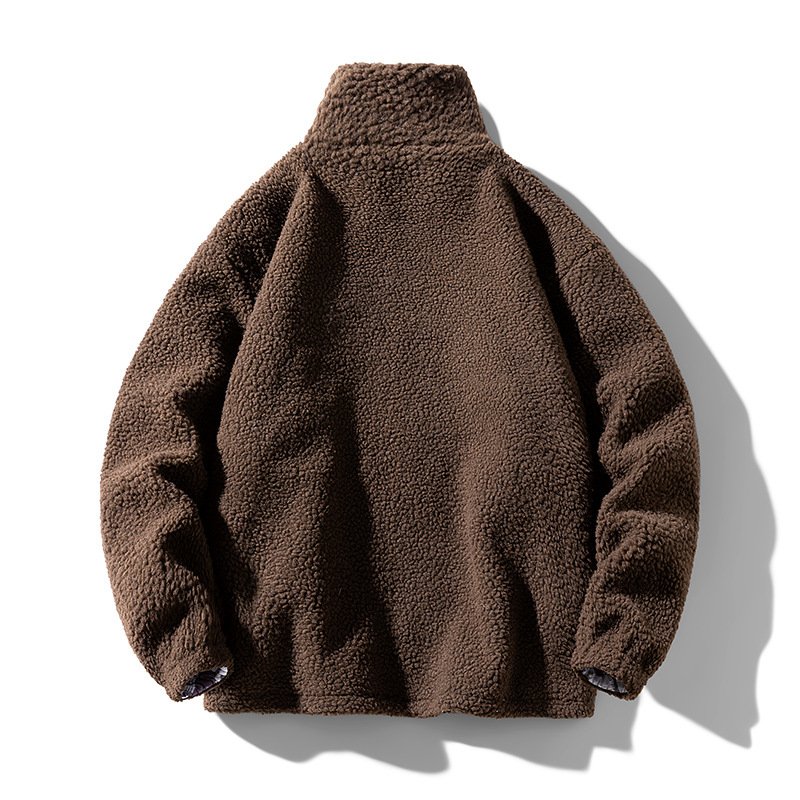 OEM Custom Design Men's jacket Autumn And Winter New Warm Fleece Jacket For Men
