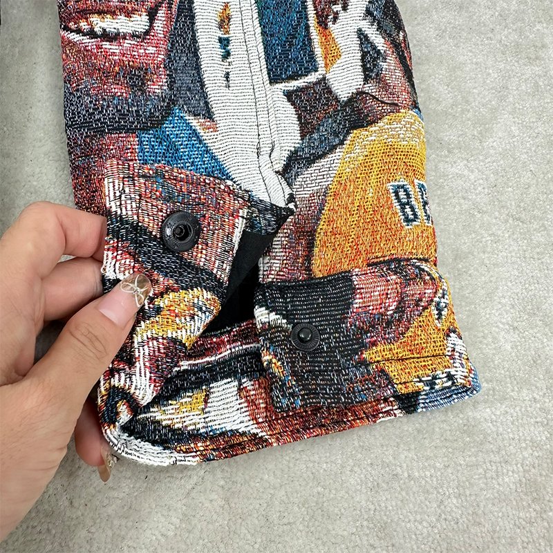 Custom jacket for men tapestry clothing manufacturer tapestry men's jackets