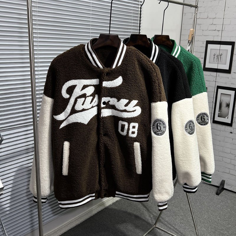 Men's Jacket Windproof Black Bomber Jacket Full Zip Winter Warm Custom Men's Jacket with Custom Logo Shipped Throughout