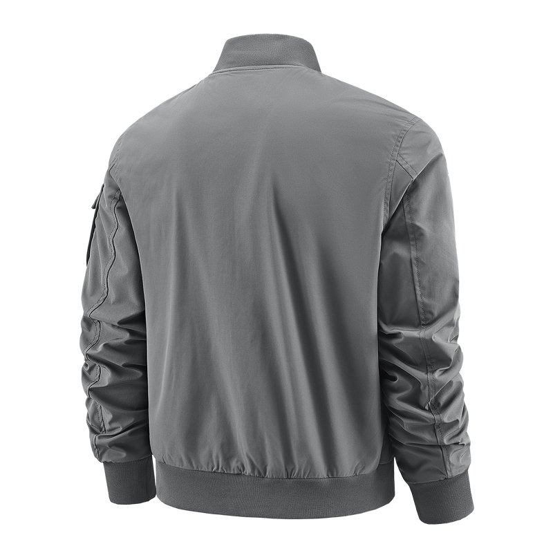 Customized Mens Jacket Spring Light Bomber Jacket Men's Windbreaker Jacket Work Wear