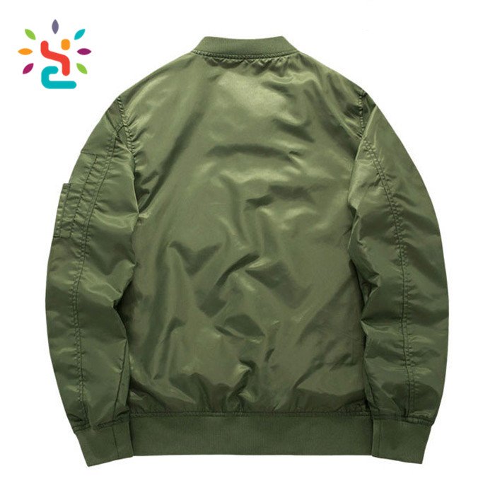 Lightweight american college jacket,nasa Men's usa flag Nasa flight jacket custom wholesale