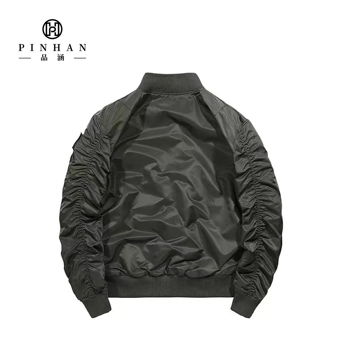 2023 Spring and Autumn Workwear Causal Sports Loose Bomber Coat Men's Warm Baseball Streetwear multi pocket Pillot Jacket