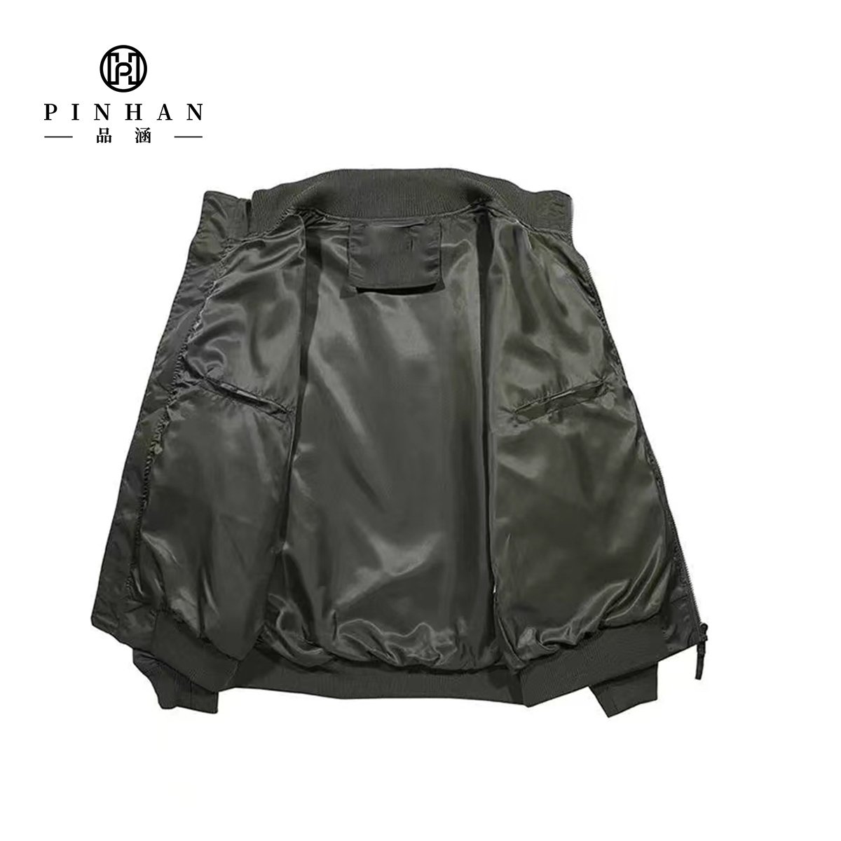 2023 Spring and Autumn Workwear Causal Sports Loose Bomber Coat Men's Warm Baseball Streetwear multi pocket Pillot Jacket