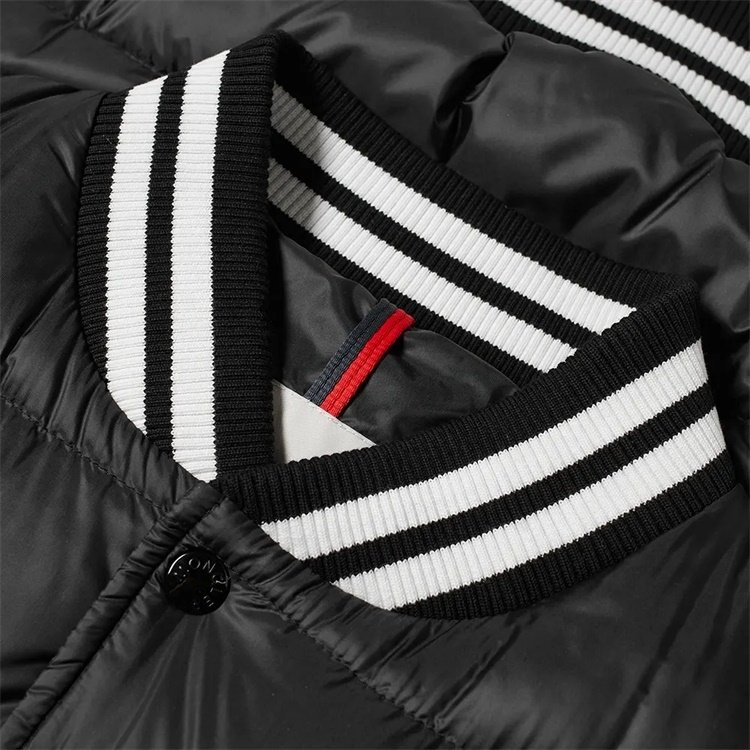Custom Made Men's Two Tone Puffer Baseball Bomber Jacket Long Varsity Style with Logo Decoration Breathable Waterproof Fabric