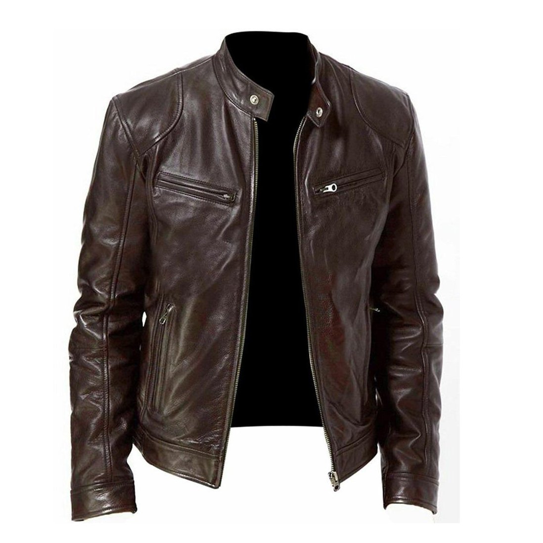 High quality new arrivals high grade Leather Jackets for Men Oversize Clothing Casual Waterproof street wear leather jackets
