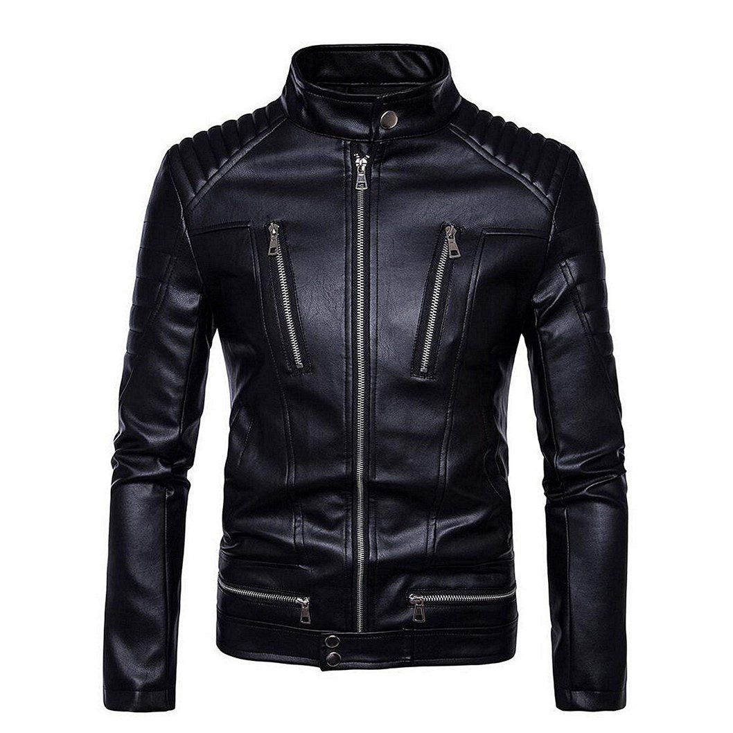 High quality new arrivals high grade Leather Jackets for Men Oversize Clothing Casual Waterproof street wear leather jackets