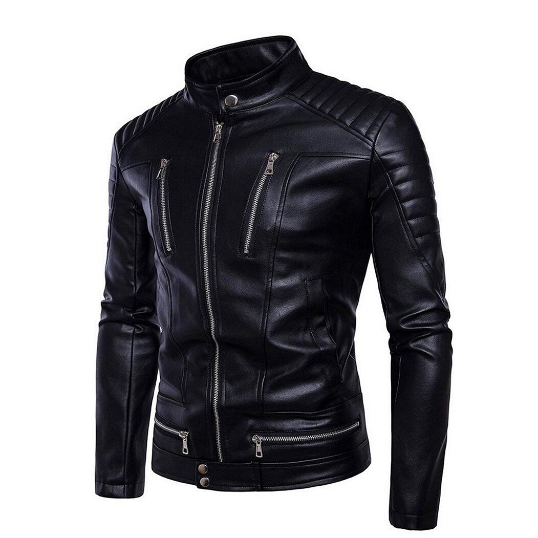 High quality new arrivals high grade Leather Jackets for Men Oversize Clothing Casual Waterproof street wear leather jackets