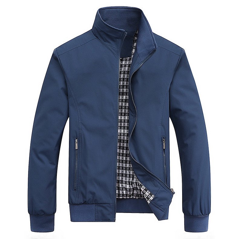 Wholesale New Men's Jacket Spring Cross-border Casual Men's Korean Version Handsome Pilot Zipper Jacket