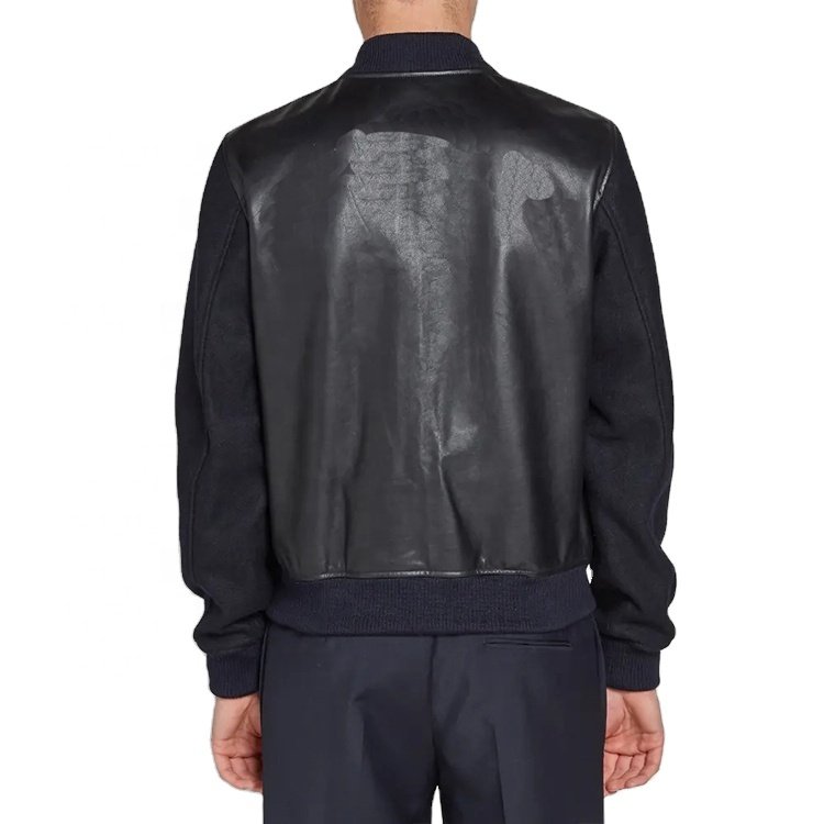 Wholesale Men's Leather Jacket For Biker Distressed Men Fashion Jacket Leather Jackets Men