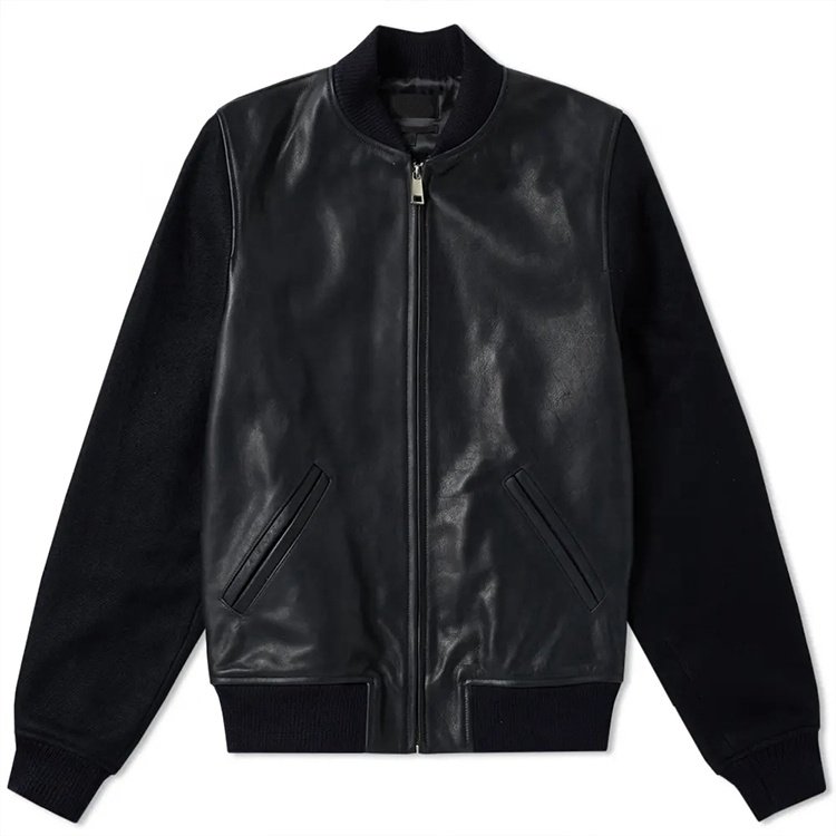 Wholesale Men's Leather Jacket For Biker Distressed Men Fashion Jacket Leather Jackets Men