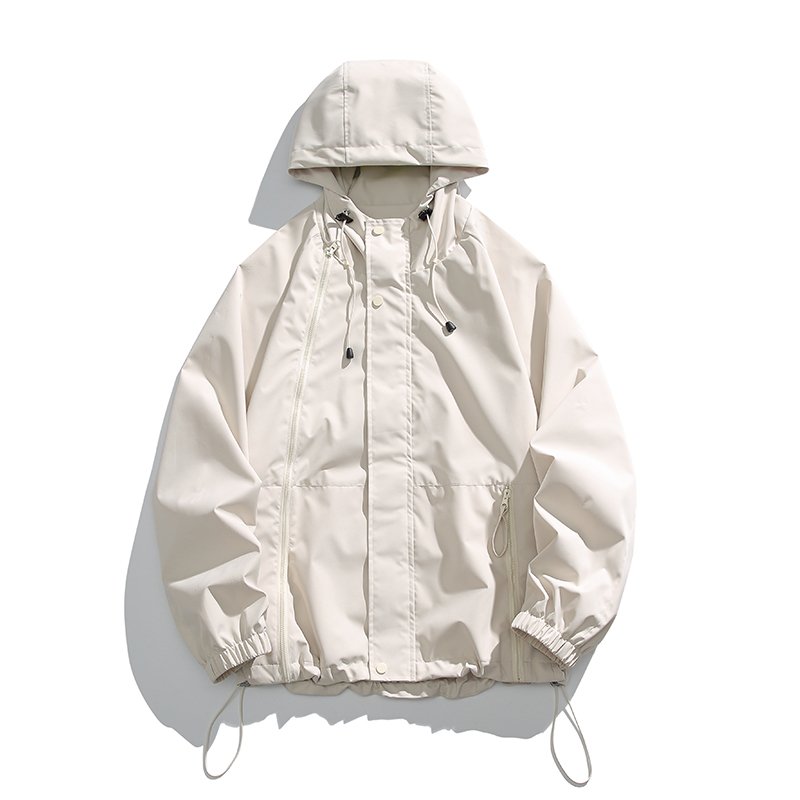 Unisex Softshell Waterproof Outdoor Jackets with Custom Logo Windbreaker Hooded Polyester Spring Jacket
