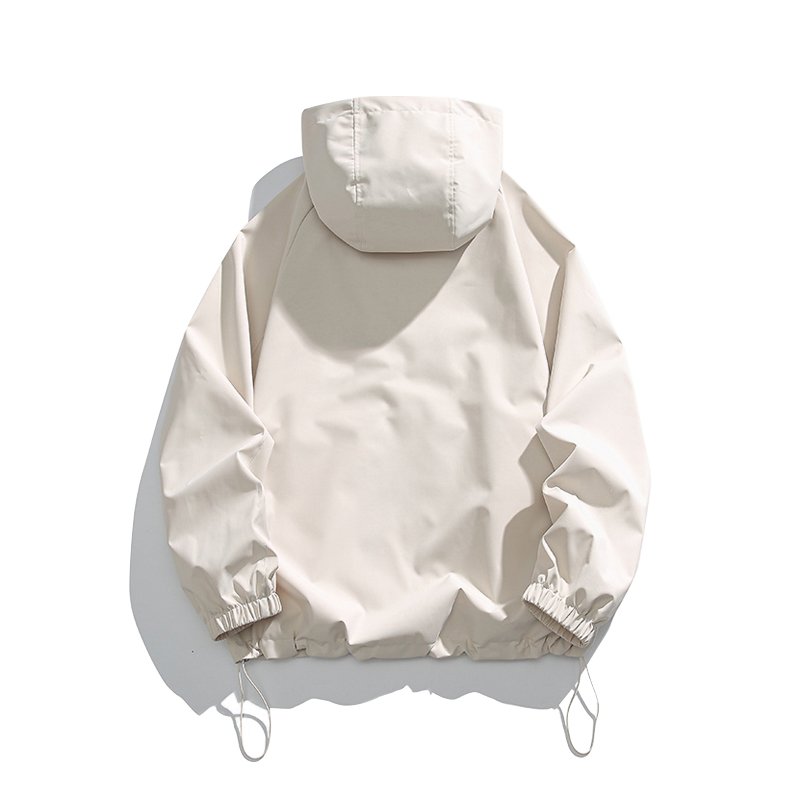 Unisex Softshell Waterproof Outdoor Jackets with Custom Logo Windbreaker Hooded Polyester Spring Jacket