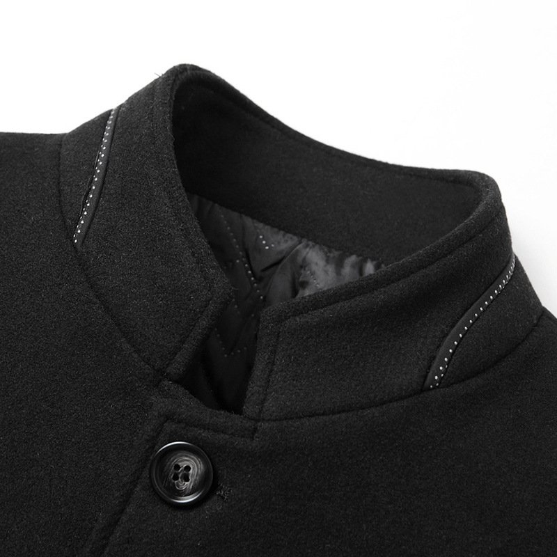 Wholesale Minimalist Solid Standing Collar Pilot Men's Jackets