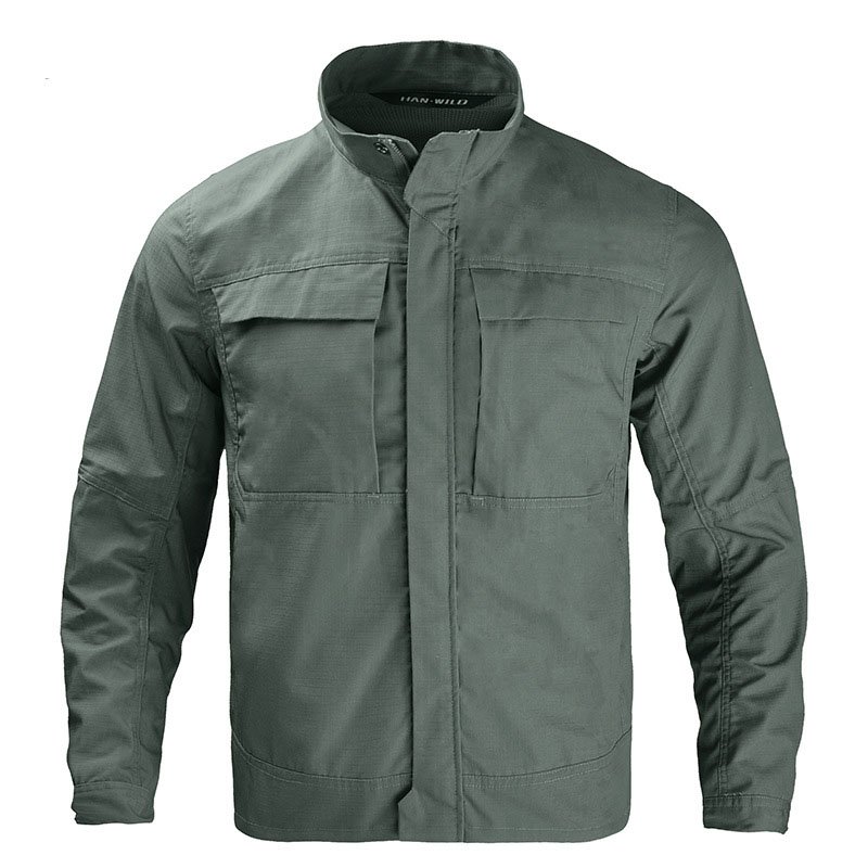 Men Hunting Clothes Tactical Jacket Ribstop Waterproof Jacket City Casual Outdoor Coat Camouflage Combat Jacket