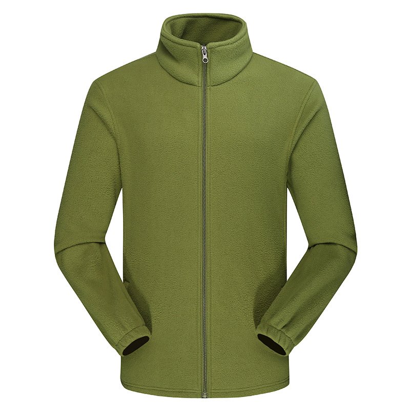 Men's Outdoor Jacket Wind breaker Polar Fleece Jacket Coat Custom Embroidery Logo Body Warmer Fleece Coat