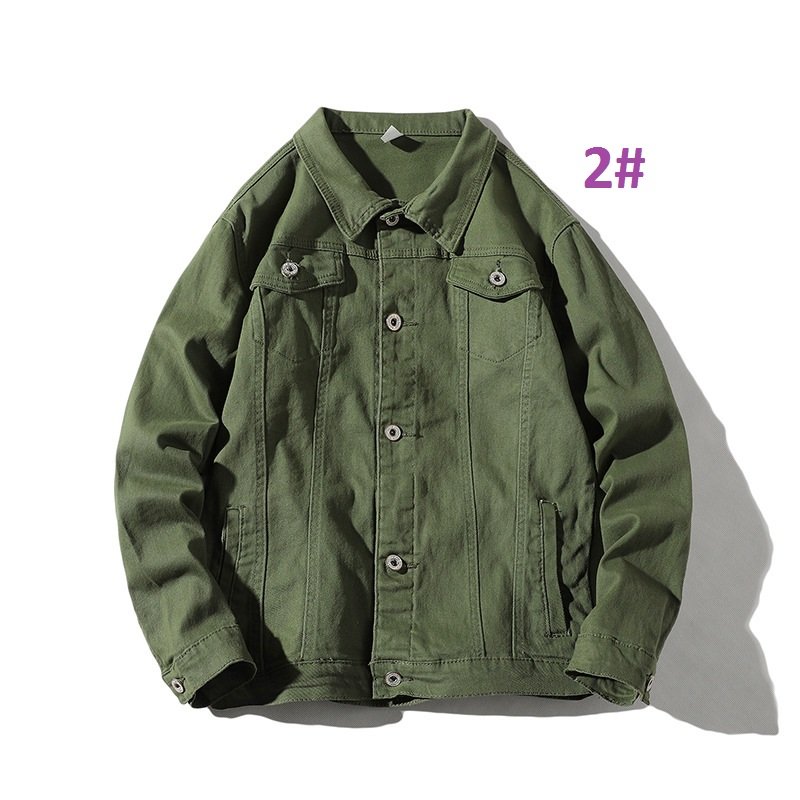 2022 New Arrivals Boy'S Jean Vintage Custom Outdoor Windbreaker Bomber Denim Men'S Jackets For Men 2022