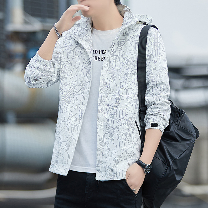 Autumn Outdoor Couple Jackets Fashion Casual Print Hooded Coats Women Clothes Sports Climb Waterproof Windbreaker Men Jacket