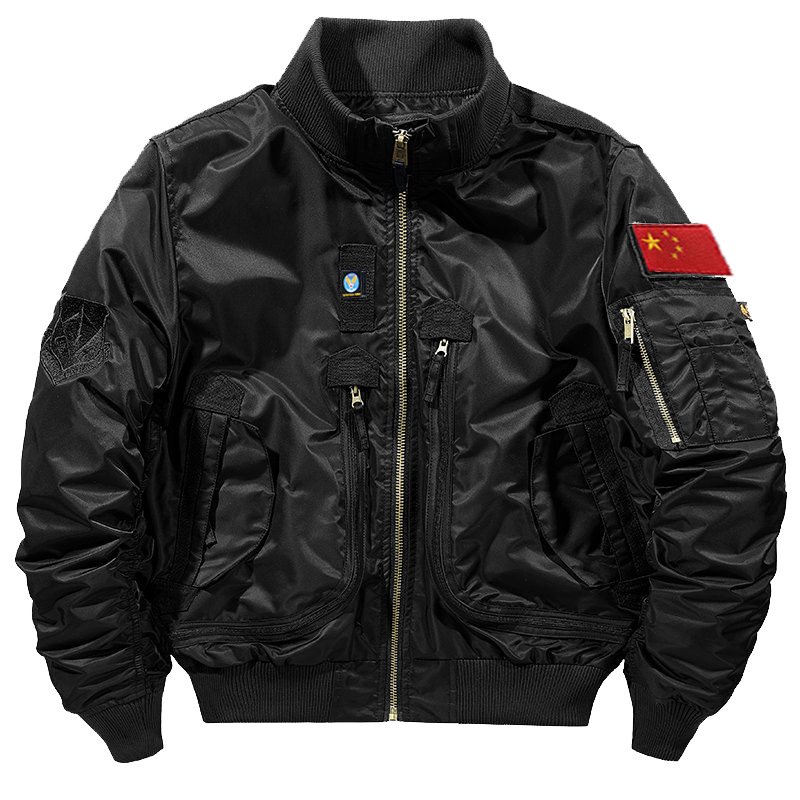 Men's Jackets fashion man coat Workwear with Thick Canvas Casual Pilot Tops men's jackets bomber jacket