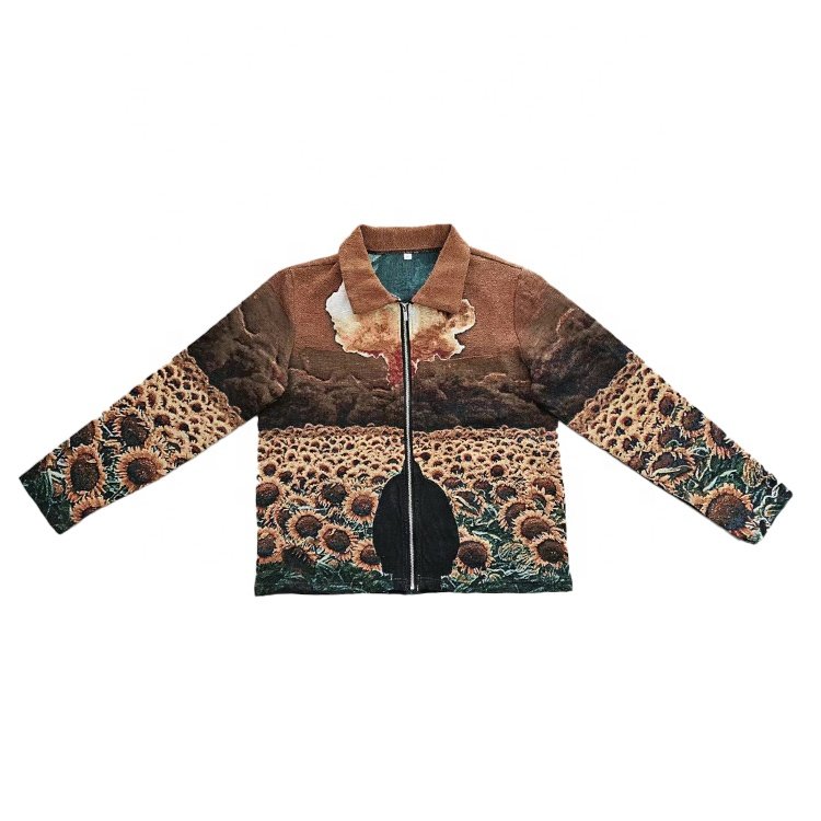 High Quality Customized pattern Men's Jacket for Outdoor Sports in Autumn Turn-Down Collar OEM Service