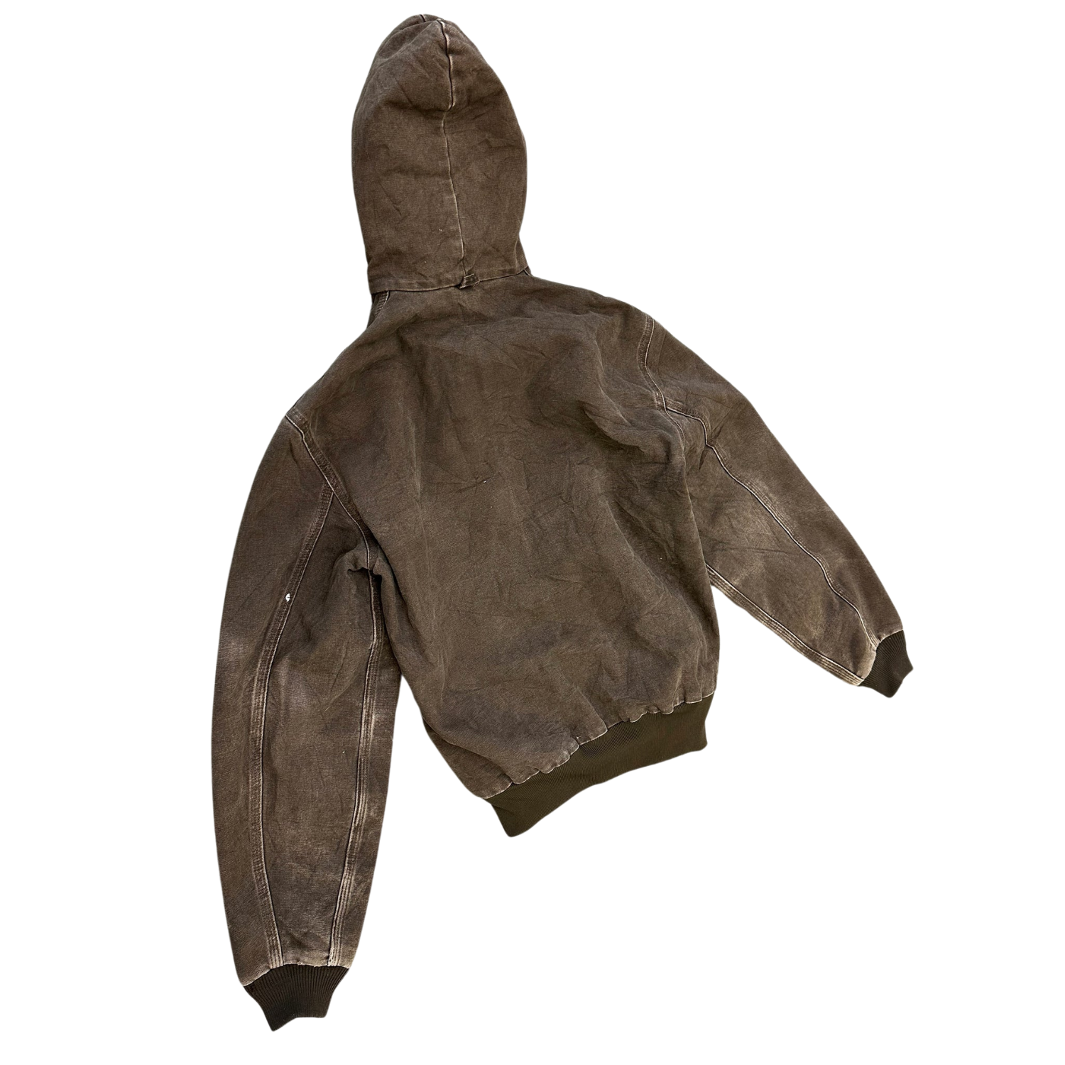 SENSE Custom vintage distress duck canvas work jacket men workwear hood jacket