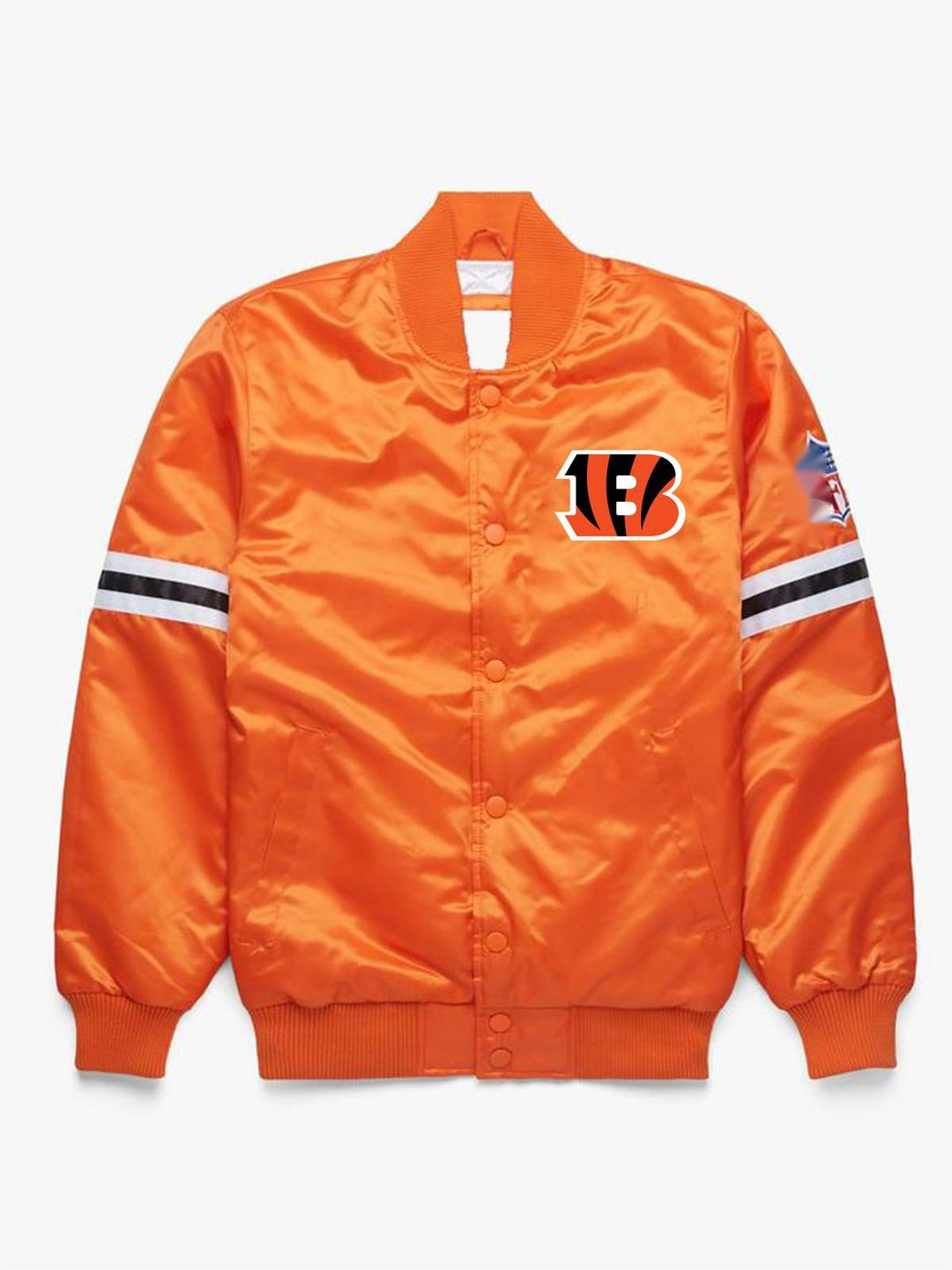 Padded Jacket For Winter High Street Style Slim Fit Satin Outerwear with Stand Collar And Button OEM Service Men Women