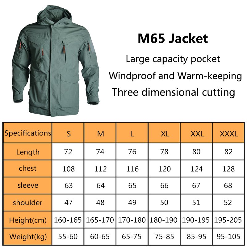 HAN WILD Green Khaki camouflage jacket Comfortable and breathable men's jacket
