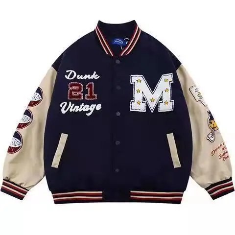 Custom High Quality Mens Jacket Chenille Embroidery Men College Leather Sleeves Plus Size Men'S Jackets Varsity
