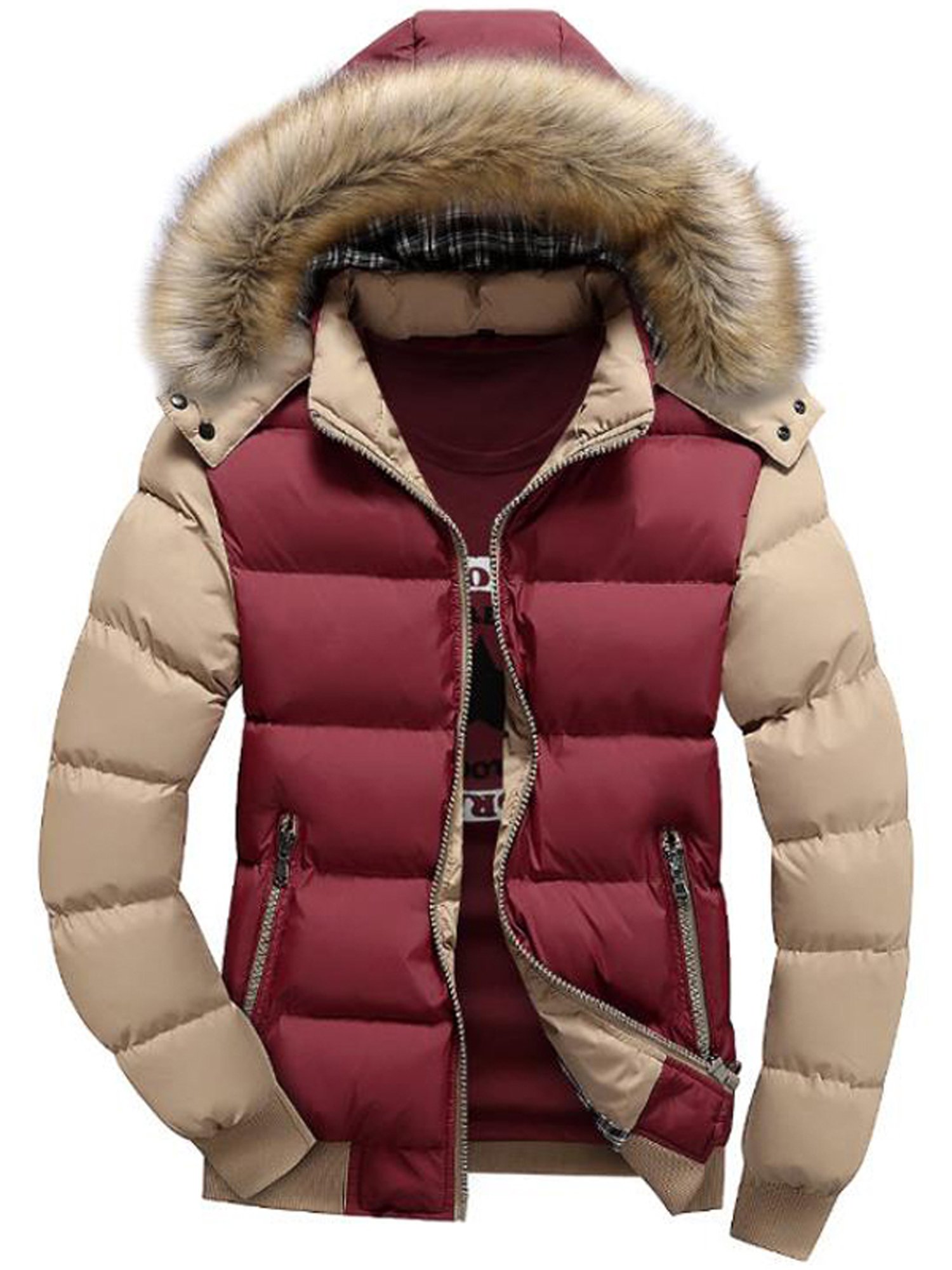 Bubble Jacket Men Winter Outdoor Plus Size Puffer Jacket Goose Down Padded Quilted Bubble Jacket For Men