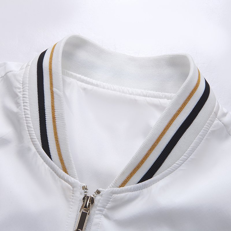 Spring and Autumn New Men's Jacket Italian Version Slim Fit Men's Top Cotton Fashion Casual Men's Baseball Jersey