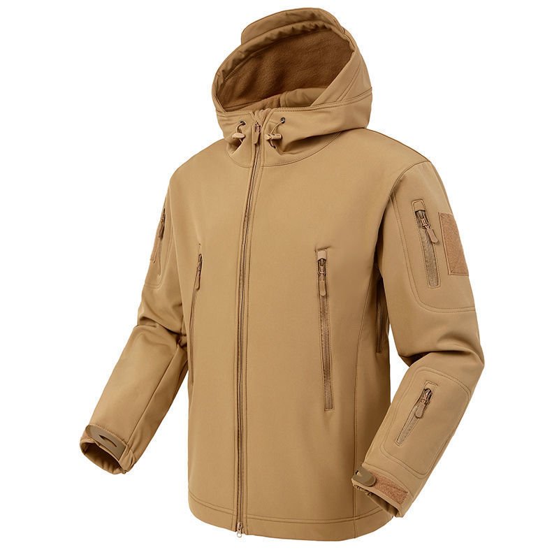 Men's Hiking Windbreaker Windproof With Hooded Customized LOGO OEM Service Casual Coat sports winter jacket