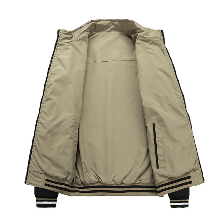 Custom casacas reversible para varon reversible fashion arket jacket with rib and zippers men's jackets & coats