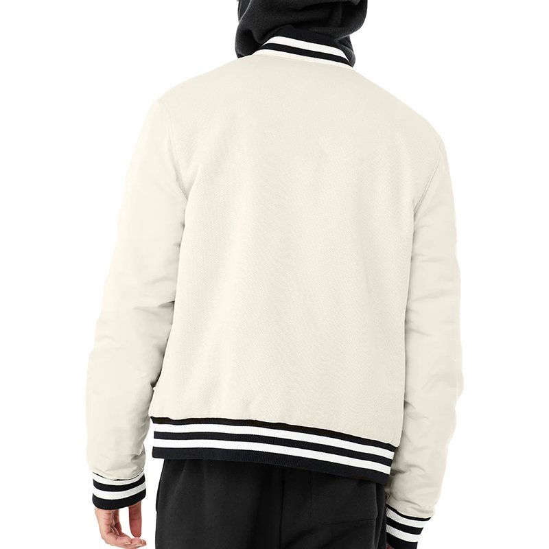 OEM Custom Long Sleeve Men Varsity Jacket Patch Chenille Embroidery Streetwear Blank Varsity Jacket For Men