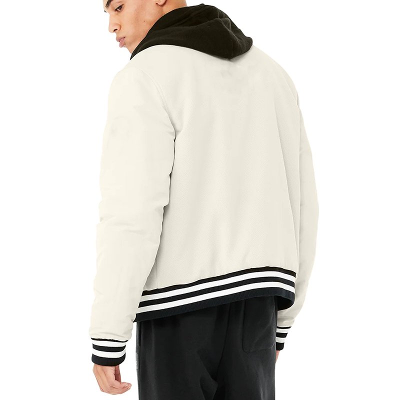 OEM Custom Long Sleeve Men Varsity Jacket Patch Chenille Embroidery Streetwear Blank Varsity Jacket For Men