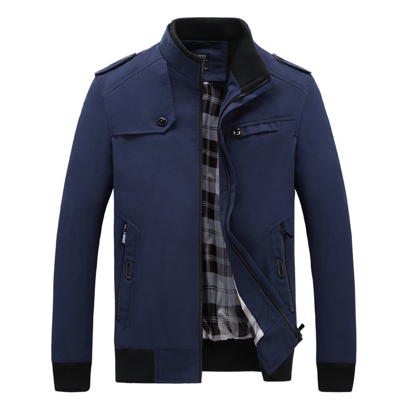 Custom High Quality Men's Clothes Polyester Thick Warm Men's Jacket Winter Coat Windproof Long Sleeve Casual Cargo Jacket Coat