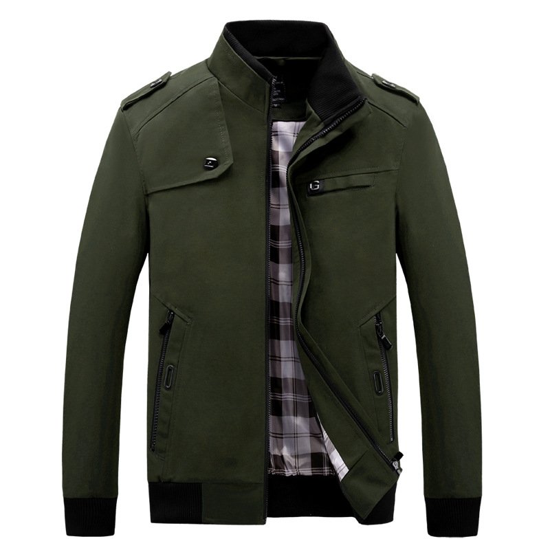 Custom High Quality Men's Clothes Polyester Thick Warm Men's Jacket Winter Coat Windproof Long Sleeve Casual Cargo Jacket Coat