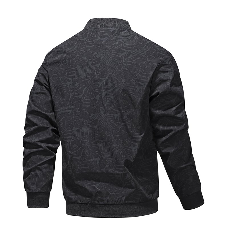 Light Weight Technical knit Fit Soft Shell Men's Jacket Bomber Fall Spring Wind Protection Fight Jacket Coat With Zip Pocket