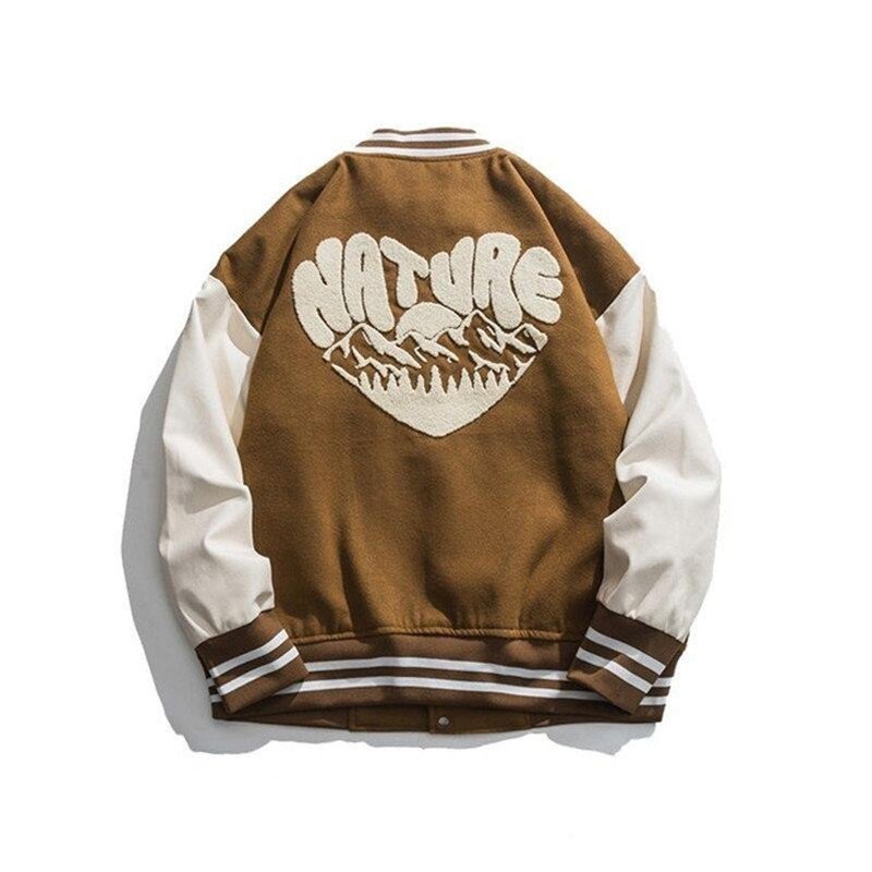 High quality custom logo men's baseball Jacket letterman chenille Embroidery bomber jacket quilted varsit Jacket