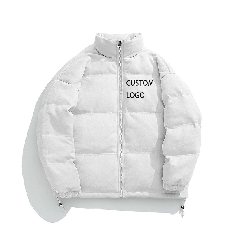 OEM Custom Design New Solid Color Padded Men Puffer Jacket for man Men Jacket waterproof sports suede winter jacket
