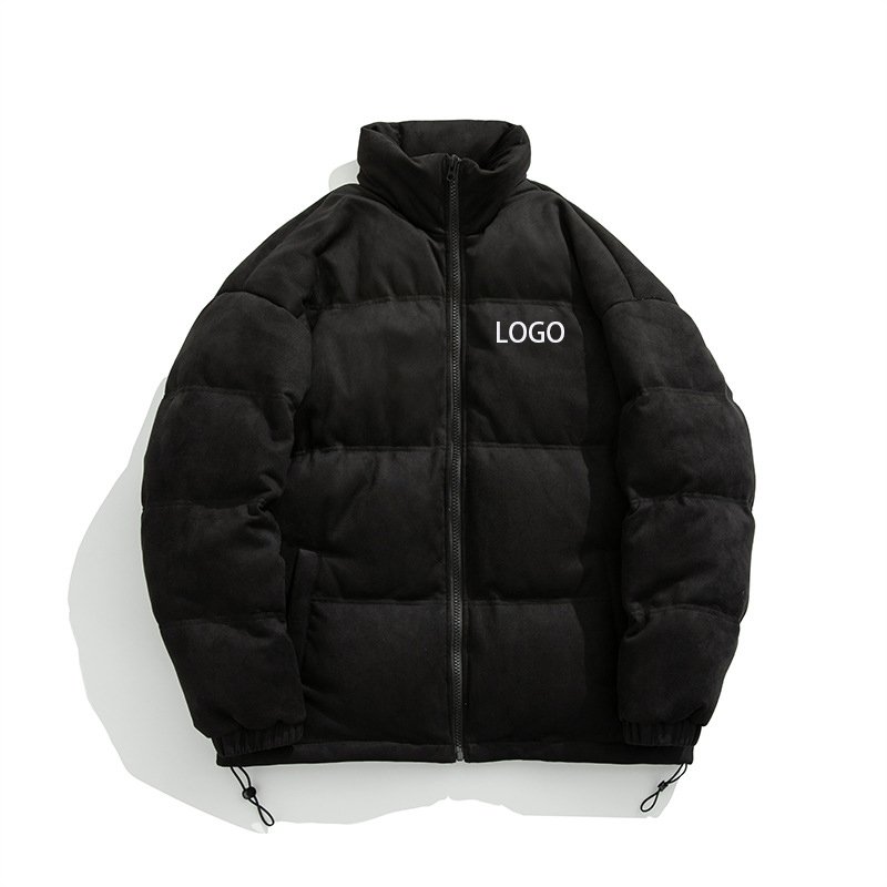 OEM Custom Design New Solid Color Padded Men Puffer Jacket for man Men Jacket waterproof sports suede winter jacket