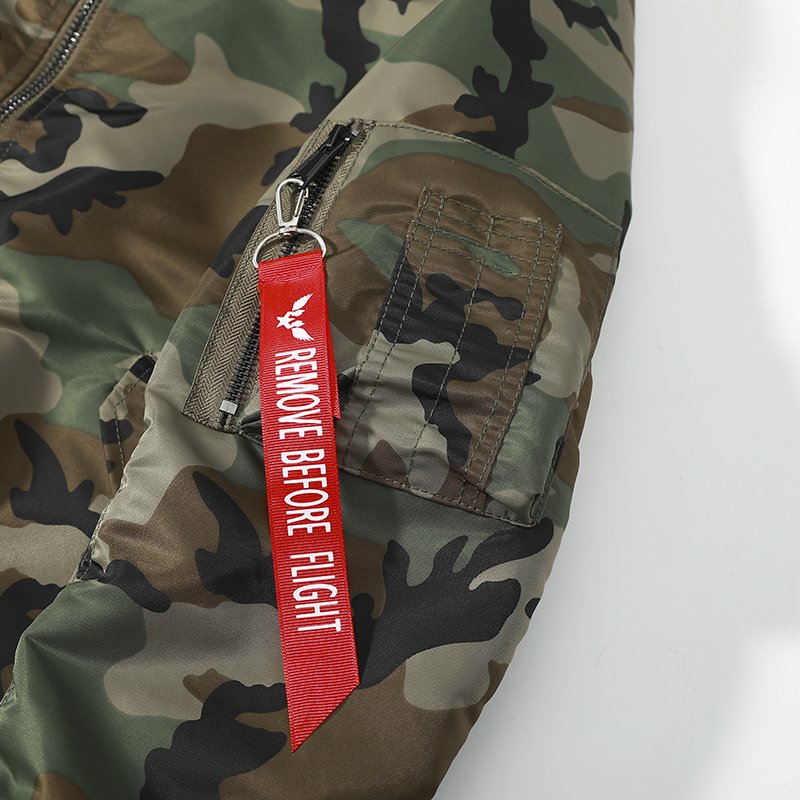 Men's Jackets Fashion Bomber Casual Baseball Varsity Jacket Nylon Camouflage Spring Jacket Windbreaker